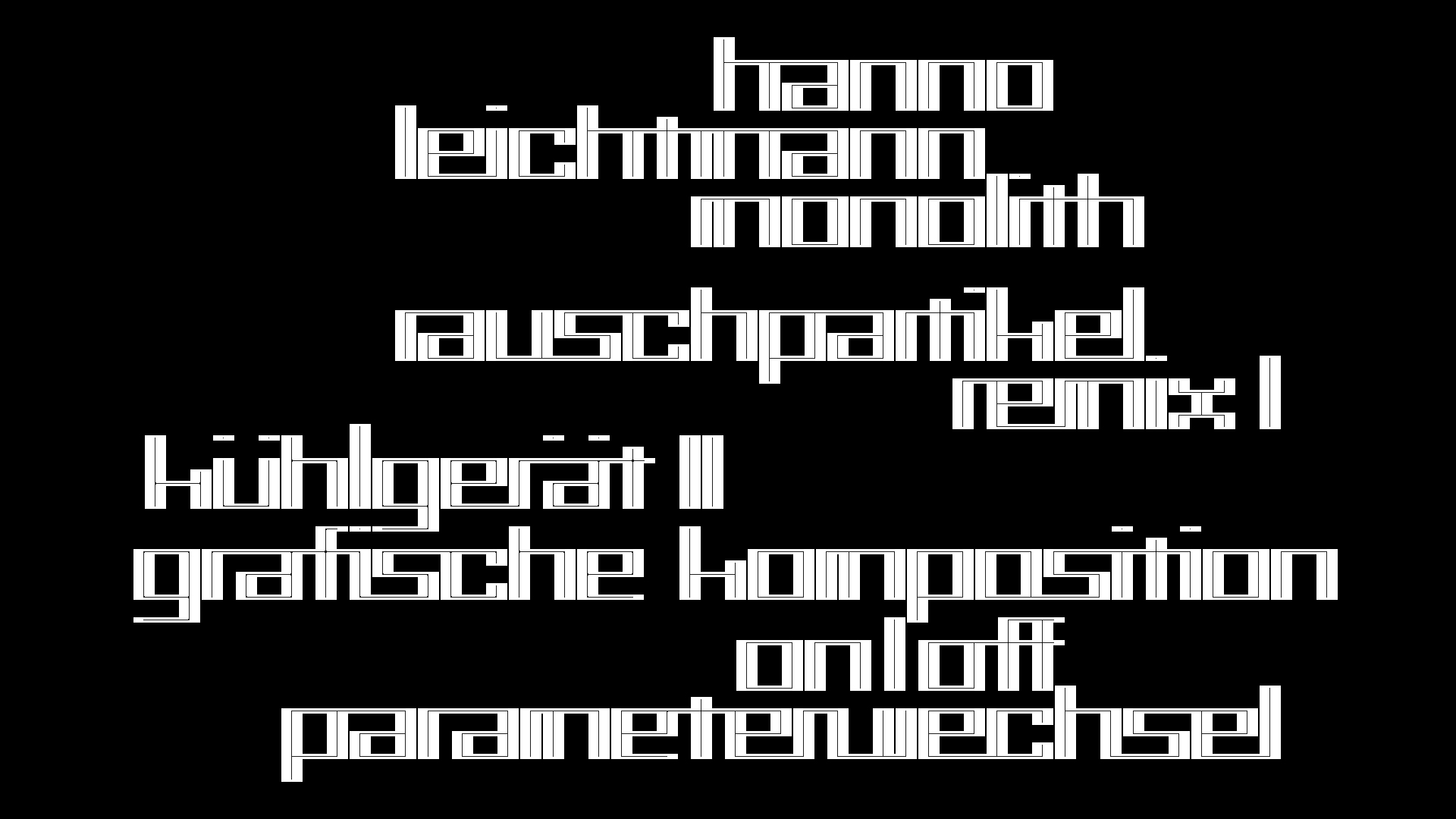 2021-03-10 Hanno Leichtmann - 1996 Monolith (rauschpartikel Remix 1 - 3)